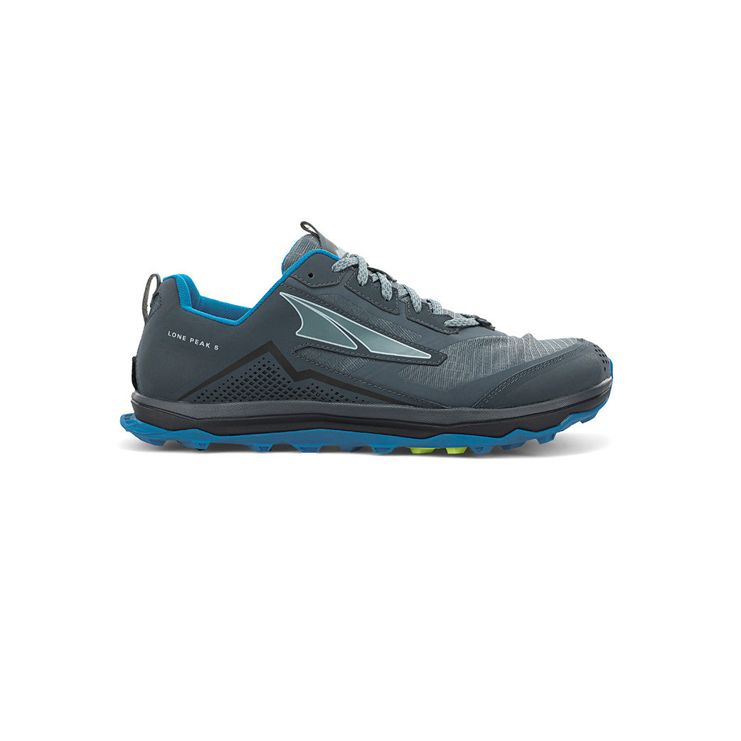 Altra Herr M Lone Peak 5 Trailskor Blå/LjusGröna 962405QBF